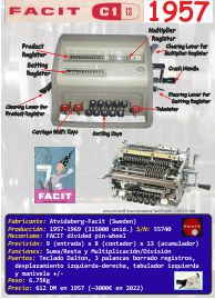 Ficha: FACIT C1-13 (1957)